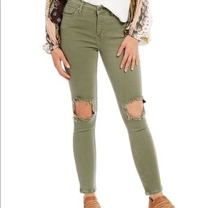 Free People High Rise Busted Skinny Jean